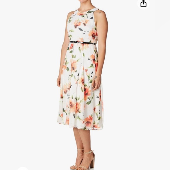 Tommy Hilfiger Women’s Chiffon Midi Dress - Picture 2 of 5